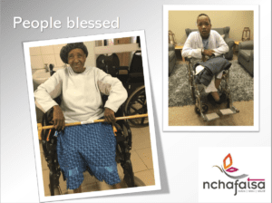 People blessed by medical donations